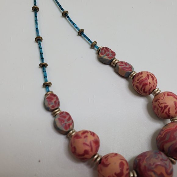 Sunwest Silver Co Necklace 925‎ Sterling Silver Blu - Picture 4 of 10